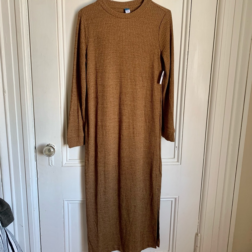 Old Navy Brown Knit Dress (long)